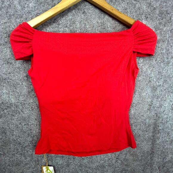 OGL Move Brami Top Womens M Red Multi-Wear Versatile Necklines Built in Bra - Picture 2 of 8